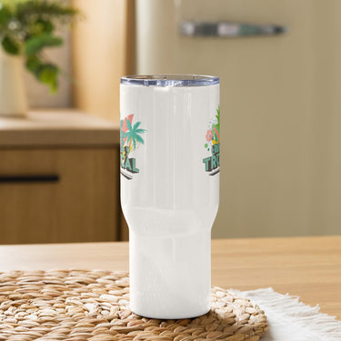 Tranquilo y Tropical Travel Mug With Handle Tropical Fruit Box